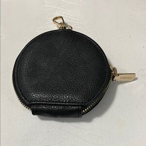 Black Leather Mini Bag